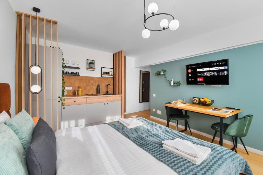 Mysa Modern Studio * Near Cismigiu Park * Netflix Bukares Bagian luar foto