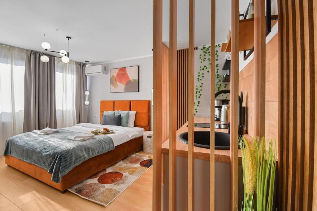 Mysa Modern Studio * Near Cismigiu Park * Netflix Bukares Bagian luar foto